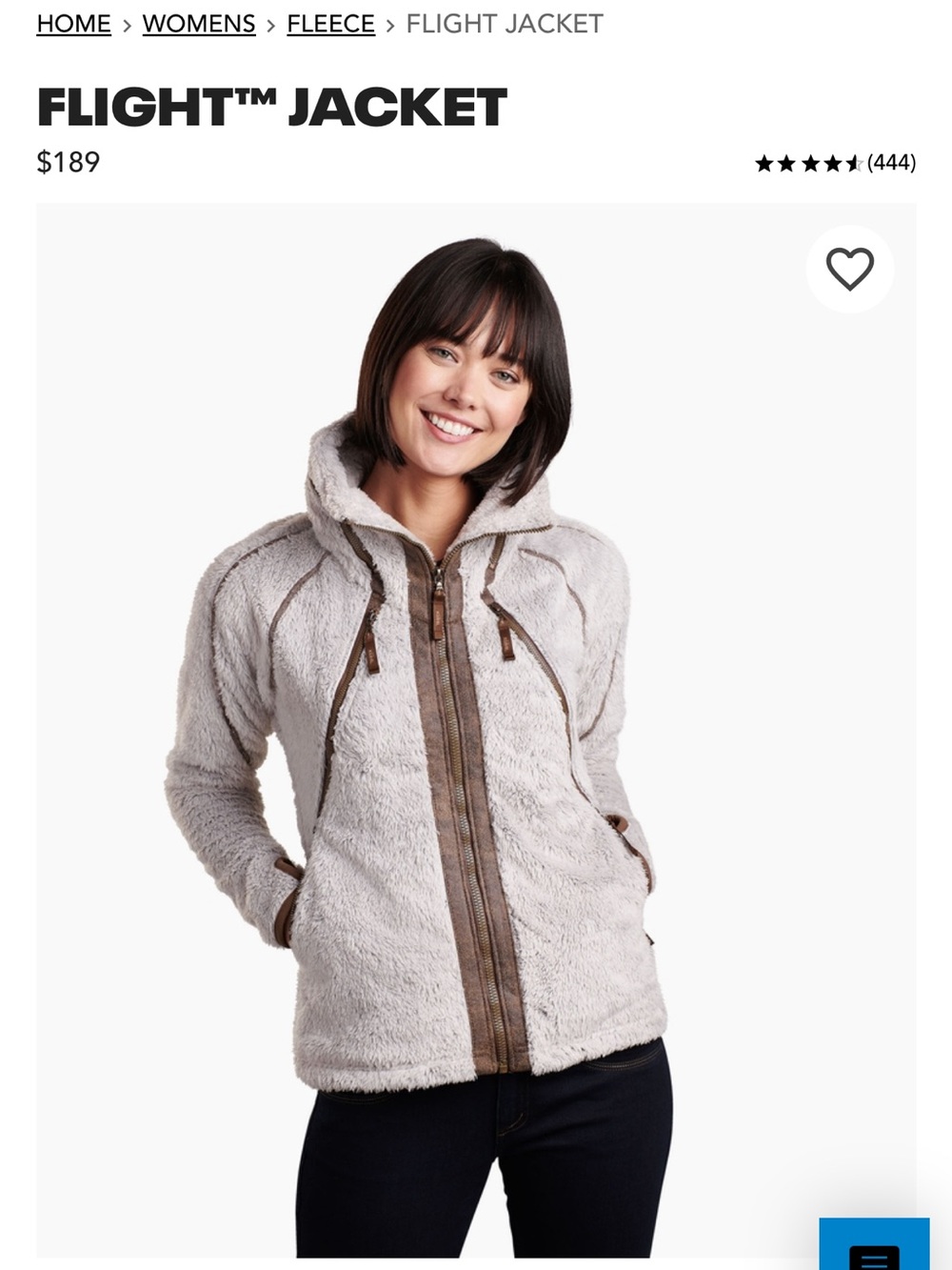 Women’s Fleece Jacket — Light Taupe